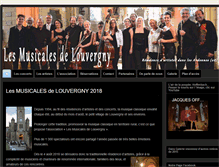 Tablet Screenshot of musicales-louvergny.com